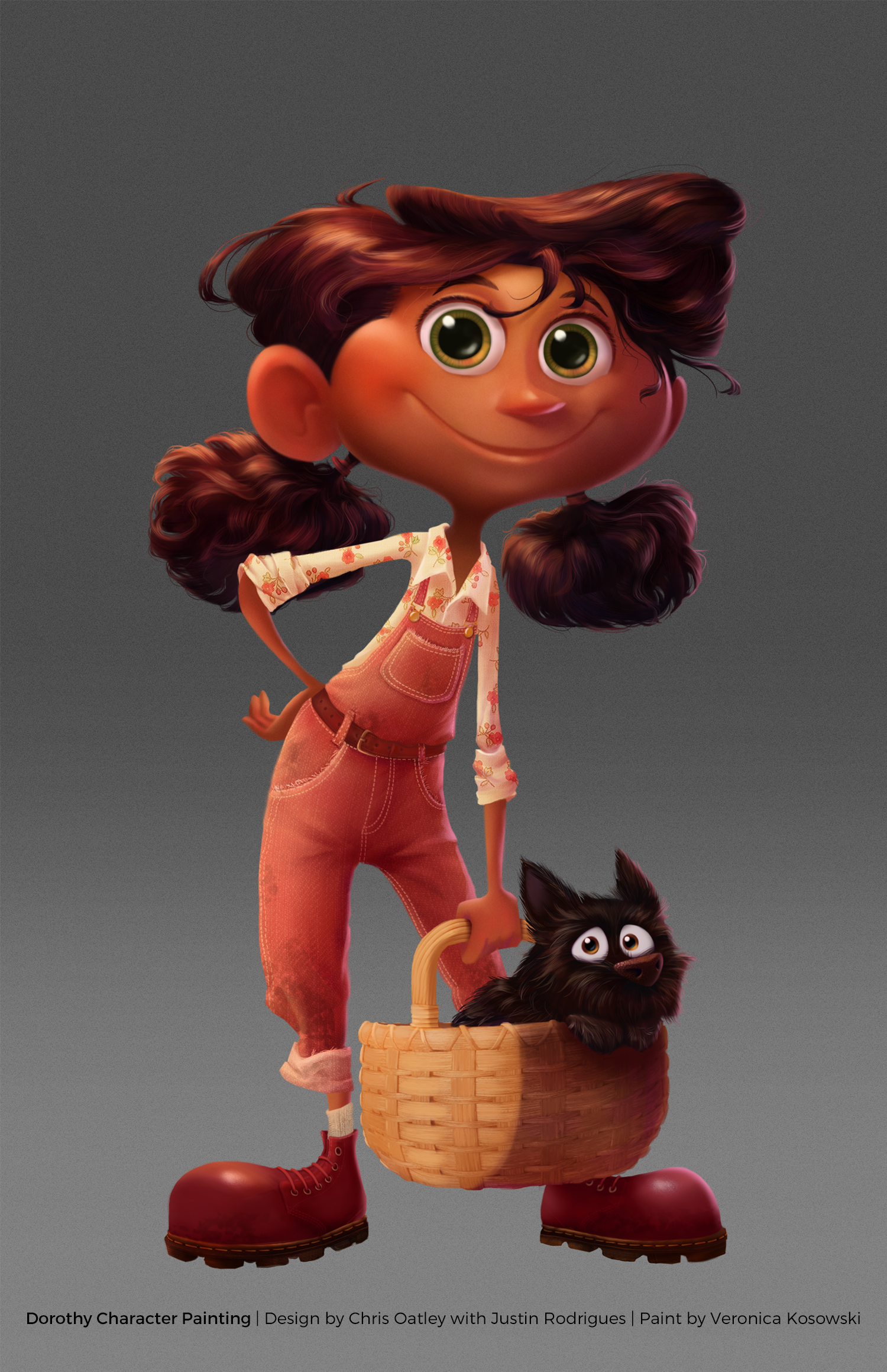 Wizard of Oz Dorothy Visual Development Character Painting by Veronica Kosowski