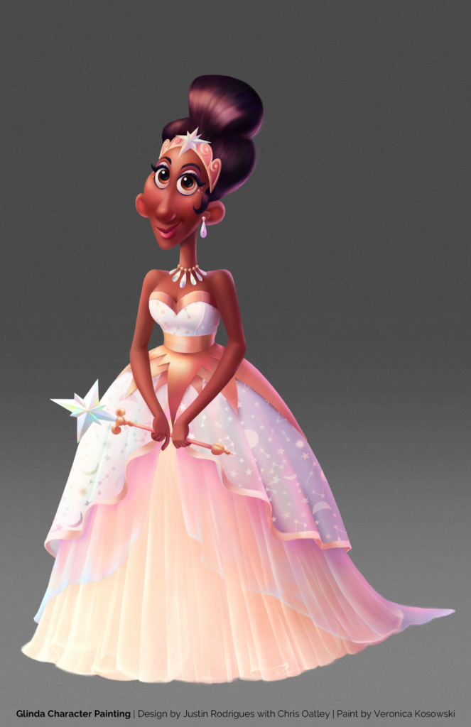 Glinda Wizard of Oz Visual Development Character Painting by Veronica Kosowski