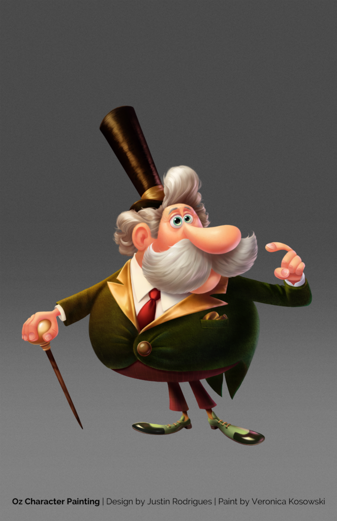 Wizard of Oz Visual Development Character Painting by Veronica Kosowski