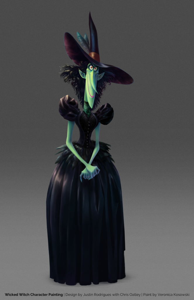 Wicked Witch Wizard of Oz Visual Development Character Painting by Veronica Kosowski