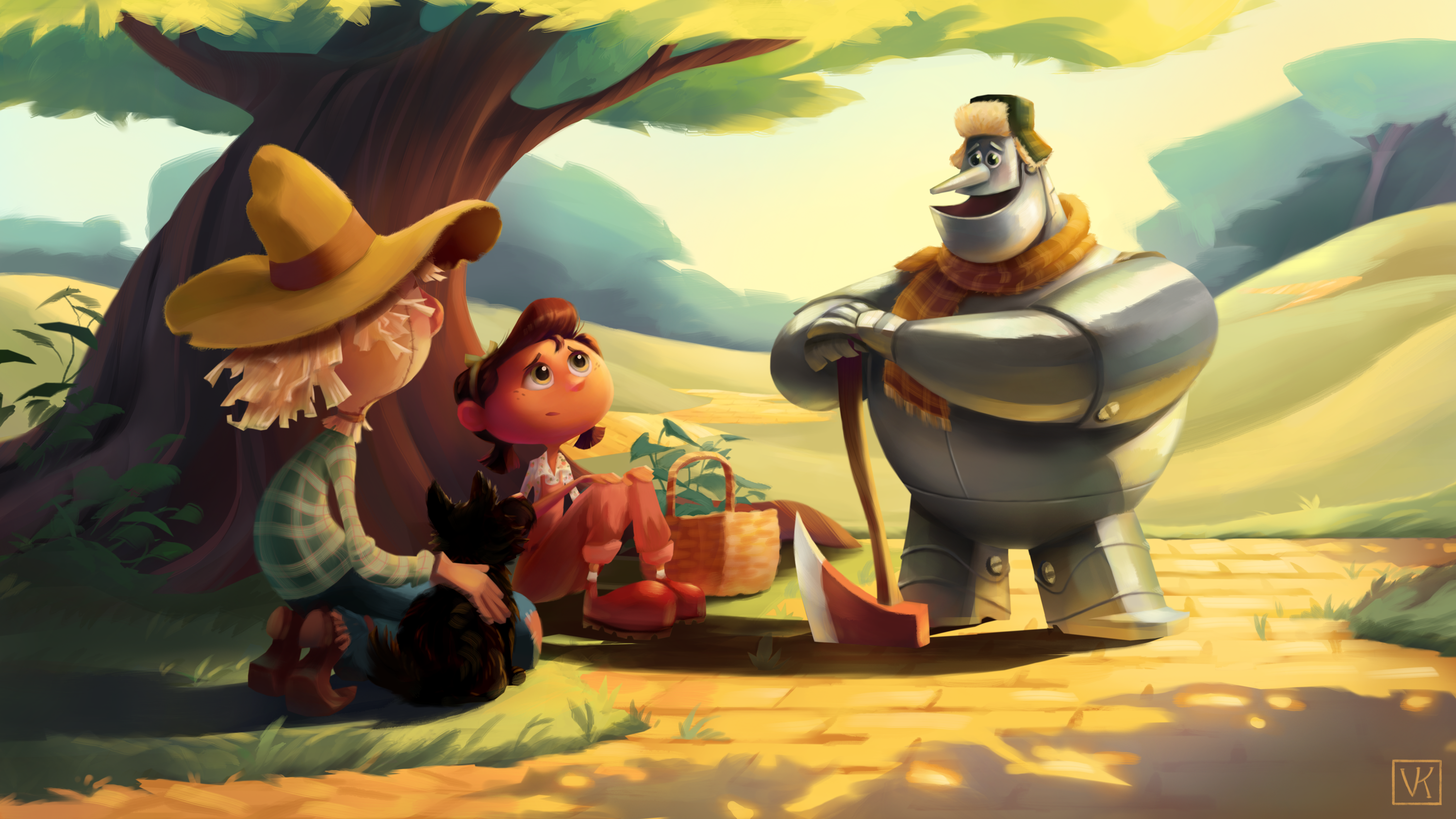 Tin Man Visual Development Painting